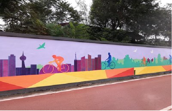 封丘墙体彩绘-围墙