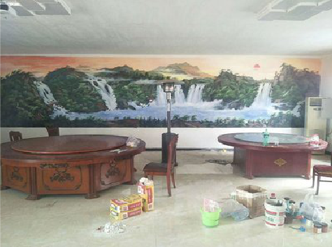 封丘墙绘-写实风景