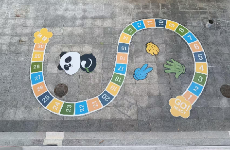 封丘地面游戏彩绘