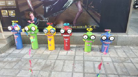 封丘商业区彩绘