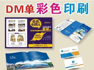 封丘单页印刷，色彩搭配简单。