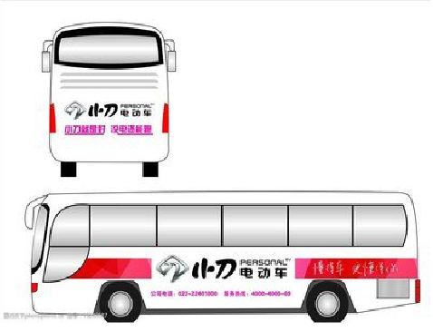 封丘公交车身贴如何完美贴合？